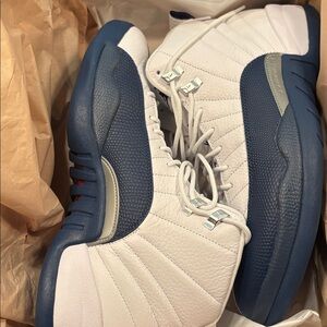 Jordan 12 Retro Lifestyle Sneakers Reverse Flu Game Mens White CT8013